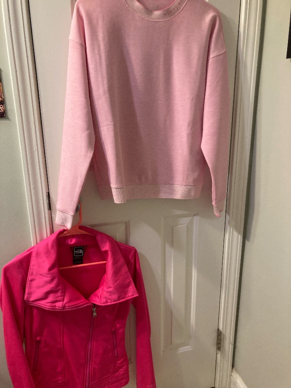XS Vineyard Vines Performance Long Sleeve and the North Face Pink Jacket